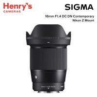 SIGMA 16MM F1.4 DC DN CONTEMPORARY LENS FOR SONY E MOUNT SIGMA 16MM F1.4 DC DN CONTEMPORARY LENS FOR SONY E MOUNT
